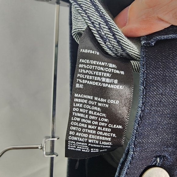 Lafayette 148 Mercer Dark Wash Straight Leg Jeans SIZE 2 - Picture 6 of 6